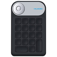 HUION Keydial Mini K20 Bluetooth 5.0 Express Key Remote Control Shortcut Keyboard with Dial 18 Customized Keys for Graphic Tablets, MAC, Laptop, Phone Surface PRO