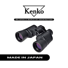 KENKO Mirage Binoculars 16x50, Porro Prism Type, Magenta Coating, Having 16X Magnification & Objective Diameter 50mm, Perfect for Bird Watching and Starry Sky Observation, Black (Made in Philippines)