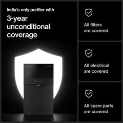 Native M3 Pro Water Purifier by Urban Company | Smartchoice | No Service for 3 Years, Unconditional Warranty | Stainless Steel Tank | 10-Stage RO+UV+100% Mineralization | Real-time Tracking