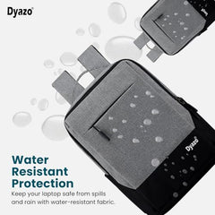 Dyazo 30 L Slim Business Laptop Backpack Casual Design Water Resistant Backpack for laptops for 15.6 inch laptop (Black)