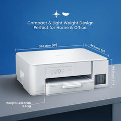 Brother Ink Tank DCP-T236 (New Launch) All in One (Print Scan Copy) Color Home Printer, 27/11 PPM BK/CL, 150 Sheet Paper Tray, Print Upto 7.5K Pages in Black & 5K in Color Each (CMY),Free Installation