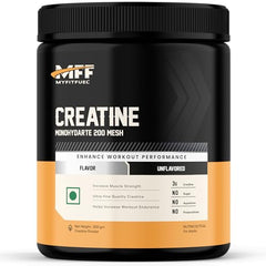 MyFitFuel Micronized Creatine Monohydrate (200 Mesh - Easily Absorbed by Body) | 400 gm, (Natural)
