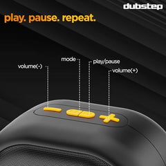 Dubstep Pop 600 Wireless Speaker, 15 Hrs Playtime, 52mm Driver, TWS Pairing, 6W Output Bluetooth Speakers (Grey)