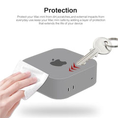 Silicone Protective Case Compatible with Mac mini M4 & M4 Pro | Soft Anti-Slip Cover | Dustproof & Scratch-Resistant Desktop Protection