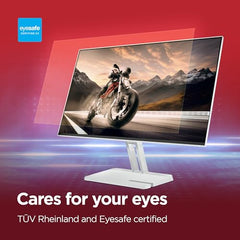 Lenovo L27-4C| 27 Inch (68.58 cm) Ultraslim Monitor, FHD 1920x1080, IPS, 144Hz, 99% sRGB, 1ms, 2x3W Speakers, Dual HDMI, Display Port, Audio Port, AMD FreeSync,Eyesafe, Bezel-Less, VESA Mount, Grey