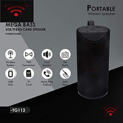 INVICTO Portable Bluetooth Speaker with USB/Micro SD Card/AUX/Mic Multimedia Speaker