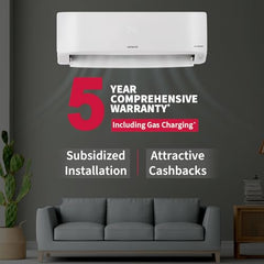 Hitachi 1 Ton Class 5 Star Xpandable+ Inverter Split AC (100% Copper, 4-Way Swing, ice Clean, Dust Filter, 5400STXL RAS.G512PCBIBT, White)