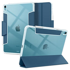 Spigen Flip case for iPad Air 11 inch M4 (2026), iPad Air 11 inch M3/M2 (2025-2024), 10.9 inch 5th/4th Gen (2022/2020), Trifold, Pencil Holder, Full Cover(Liquid Air Folio) - Black