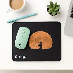 omne TECH Mousepad for Desk | Smooth Waterproof Surface, Anti-Slip Rubber Base, Durable & Comfortable Mouse Pad for Office, Laptop & Computer (Abstract Leaf Patten)
