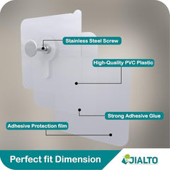 JIALTO Adhesive Hooks, Heavy Duty 5 kg Wall Hooks, Nail-Free Reusable Stainless Steel Sticky Hangers for Multipurpose Kitchen, Bathroom & Home (10 Pcs)