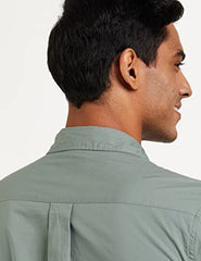 Amazon Brand - Symbol Men's Pack of 2 Cotton Casual Shirt| Regular Fit | Plain | Full Sleeve | Available in Plus Sizes