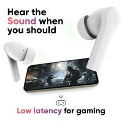 Mivi DuoPods B4 Ear Buds Wireless, 50H Playtime, ENC, 13mm, Bluetooth 5.1