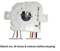 Sanavya® wash Timer Compatible for Whirlpool semi Automatic Washing Machine 15 Minute 7 Wire.
