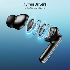 boAt Airdopes Prime 513 ANC, ~32dB Active Noise Cancellation, 65H Battery, Multipoint Connectivity, 4Mics ENx, Bluetooth Earbuds, TWS Ear Buds Wireless Earphones with mic (Ivory Glow)