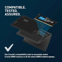 Crucial CB16GS4800 16GB (16GBx1) DDR5 4800MHz Laptop RAM