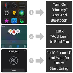 Verilux Air Item Finder Bluetooth Tracker Compatible with Find My, White
