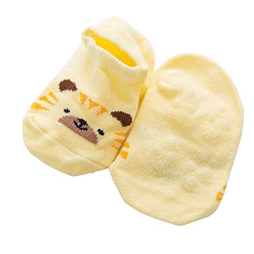 SYGA Baby Boy's & Baby Girl's Ankle Length Cotton Socks (Pack of 4) for 0-6 months (4_KittyBabySocks_Multicolored)