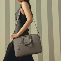 Miraggio Laptop Messenger Bag For Women Office Use With Sling & Top Handle
