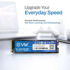 EVM Internal SSD Interface PCle Gen 3x4 Fast Performance, Ultra Low Power Consumption NVME PCIe SSD (EVMNV/256GB, Black, 256GB)