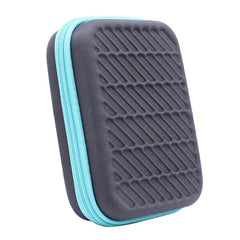 AirCase 2.5 Inch External Hard Drive Case with Shockproof EVA Hardshell & Soft Lining | Travel Organizer Pouch with Mesh Pocket, Zipper Closure for HDD/SSD, Earphones, Cable, Charger & Gadgets(Black)