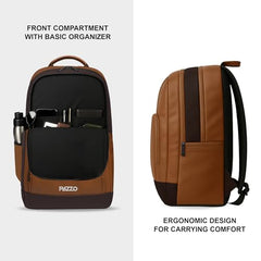 PAZZO Milestone Laptop bag for men | Office bag for men| Laptop Backpack for Men and Women with Anti-Theft Design, USB Port and 1 Year Warranty | Fits up to 15.6 inch Laptop, Macbook ~ Blue