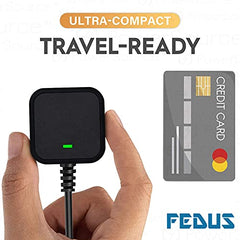 Fedus Bp Ac Power Adapter For Blood Pressure Monitor Omran 5, 7,10 Series Upper Arm Blood Pressure Monitor Power Supply / 6V Ac/Dc Bp Machine Adapter With Extra Long 10 Foot Cord Plug,Black - Monitors