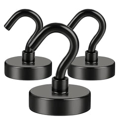 DIYMAG Magnetic Hooks 15pcs 30lbs Cruise Essentials 2026 Magnet Hook | Neodymium Heavy Duty Strong Magnets Hanging Ship Cabins Refrigerator Fridge Classroom Beach Vacation Kitchen Grills Home Tool
