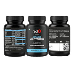 redO Advanced Multivitamin Energy Wellness Blend 120 Tablets