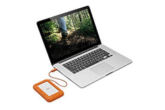 LaCie Rugged SSD Pro 1TB Solid State Drive - USB-C Thunderbolt 3, Drop Shock Dust Water Resistant, for Mac and PC Computer Desktop Laptop, 1 Mo Adobe CC (STHZ1000800)