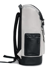 FUR JADEN Vegan Leather Anti Theft Design Casual Laptop Backpack with 15.6 Inch Laptop Pocket