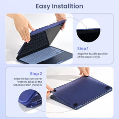 BlueSwan Flexible Case for MacBook Air 13 inch, M5 M4 M3 M2 2026-2022
