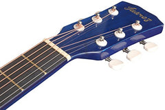 Juârez Acoustic Guitar Kit, JRZ38C/BK 38 Inch Cutaway, 038C with Bag, Strings, Pick and Strap, Black