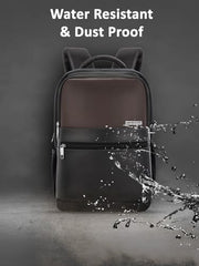 Lavie Sport 45cm Pioneer 24 Litres Laptop Backpack with Trolley Sleeve For Men & Women|Vegan Leather|Office Travel Backpack|Front organizer|Bottle Holder|Fits upto 14" Laptop