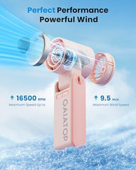 Gaiatop Portable Handheld Turbo Fan