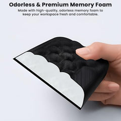 TECPHILE Mouse Pad Wrist Support with Massage Design, Ergonomic Dog Paw Mouse Mat, Pain Relief Memory Foam, Anti-Slip PU Base, Cushion Mousepad Wrist Rest for Gaming, Home, Office, Laptop, Computer