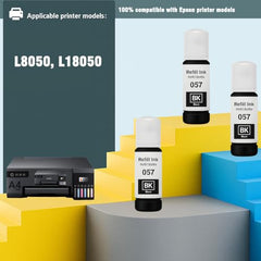 KOSH T664 Refill Ink Compatible for Epson L130, L310, L361, L380, L405, L565, L365, L485, L220, L360, L130, L130 and L380 Printers (4, Black Pack of 4)