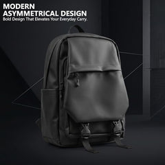 GadgetBite Zenith 32 Litre Laptop Bag with 15.6 Inch Laptop Compartment and Organiser Pocket for Men Women Boys Office College and Travel with Bottle Pocket Laptop Backpack - Black (Grey)