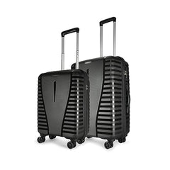 Aristocrat Airpro Set of 3 (Cabin+Medium+Large) Trolley Bags, Jet Black