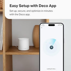 TP-Link Deco X15 Dual-Band AX1500 WiFi 6 Mesh Wi-Fi System Deco X15 2-Pack | Replaces Routers and Extenders | Covers up to 3,900 sq.ft. | 2 Gigabit ports per unit, supports Ethernet Backhaul