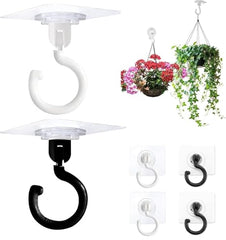 Shivstor 15 Pack Self Adhesive WallHook Heavy DutyHook for Hanging Without Drilling Transparent Nail Free StickyHook Strong Wall Hanger Set of 15 FlowerHook for Kitchen Bathroom Home Storage