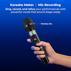 ZEBRONICS 2026 Launch 120W Portable Party Speaker, Dual 13.33cm Drivers, Upto 7hrs Playback, Wireless Mic, TWS Function, 9 RGB Modes, BTv5.3, USB & AUX, Rapid Charge, Carry Handle (Party FYRE 700)