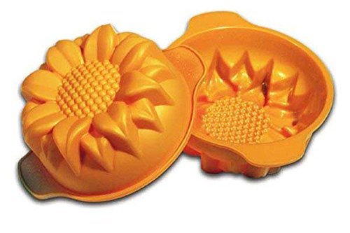 SYGA Big Sunflower Silicone Cake, Jelly, Pudding, Mousse, Bread DIY Baking Mould_Blue