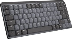 Logitech MX Mechanical Wireless Illuminated Performance Keyboard with Free Adobe Subscription, Linear Switches, Backlit Keys, Bluetooth, USB-C
