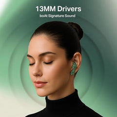 boAt Airdopes 313, 13mm Drivers, Glide Shell, 75H Battery, 4Mics ENx Tech, Stream Ad Free Music via App Support, Bluetooth Earbuds, TWS Ear Buds Wireless Earphones with mic (Carbon Black)