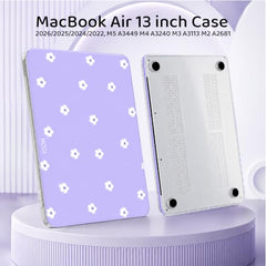 MOCA Case Compatible for New Apple MacBook Air 13 inch 2026 2025 2024 2022, M5 A3449 M4 A3240 M3 A3113 M2 A2681 Touch ID, Mac Air 13.6" Laptop Protective Plastic Hard Shell Cover (Crystal Clear)