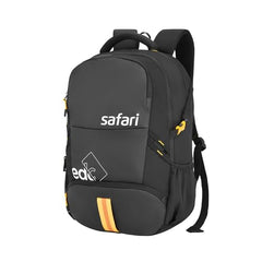 Safari Grande 43L Expandable Travel Laptop Backpack, 3 Compartments, Compression Straps, Bottle Holder, Overnighter Travel Bag For Boys And Girls, Color- Black