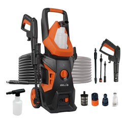 [2026 Enhanced Edition] IBELL WIND55 High Pressure Car Washer, 1800W Motor, 140 Bar Car Washer High Pressure Gun, 7.8 L/Min Flow, 5M Hose, Portable Pressure Washer, Incl 11 Accessories
