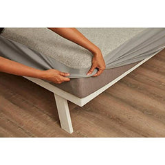Wakefit 100% Waterproof Premium Terry Cotton Mattress Protector, King - 78x72 inch | Breathable and Hypoallergenic Ultra Soft Fitted Bed Protector, Grey | Fits Mattress Upto 10 inches