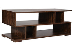DeckUp Siena Engineered Wood Coffee Table (Dark Wenge, Matte Finish)