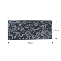 SPIN CART Large Gaming Mouse pad, Long XXL Extended Desk Table Mat Mousepad for Laptop PC Computer (Abstract Blue)